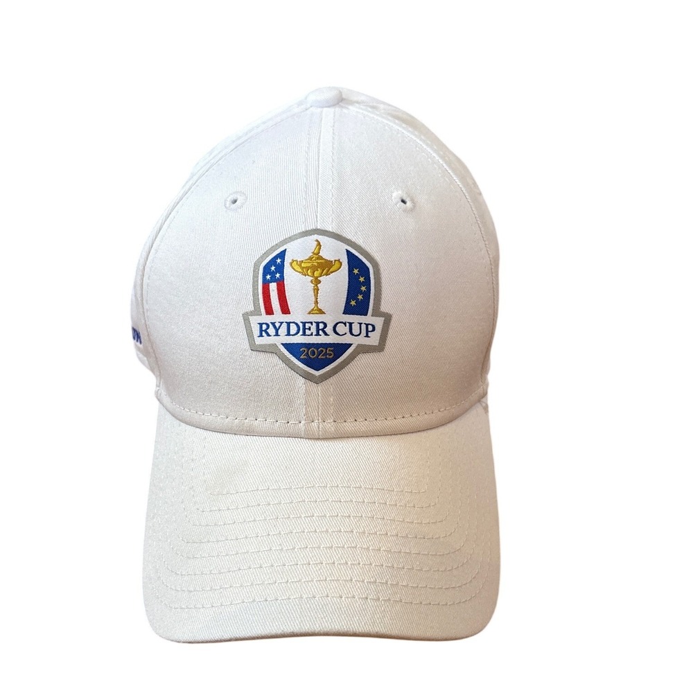 New Era Ryder Cup 2025 Hat Mens White Volunteer 9FORTY Snapback SIZE OSFM